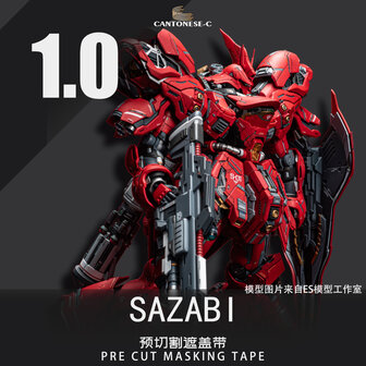 Cantonese-C Precut Tape for AnchoreT-YJL MG Sazabi 1.0