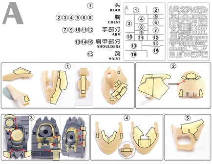 Cantonese-C Precut Tape for AnchoreT-YJL MG Sazabi 1.0
