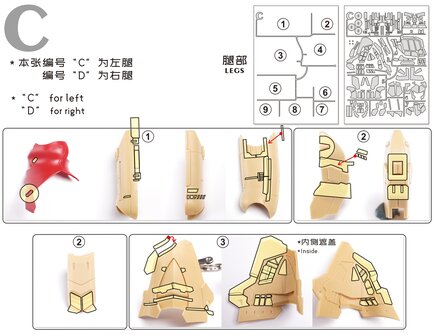 Cantonese-C Precut Tape for AnchoreT-YJL MG Sazabi 1.0