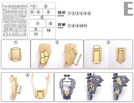Cantonese-C Precut Tape for AnchoreT-YJL MG Sazabi 1.0