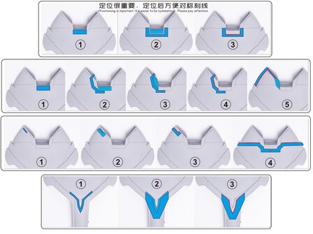 Cantonese-C Precut Tape for AnchoreT-YJL MG Sazabi 1.0