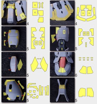 Cantonese-C Precut Tape for AnchoreT-YJL MG Zaku II