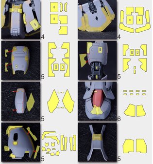Cantonese-C Precut Tape for AnchoreT-YJL MG Zaku II