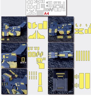 Cantonese-C Precut Tape for AnchoreT-YJL MG Trident Weapon