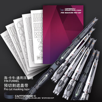 Cantonese-C Precut Tape For AnchoreT-YJL Hi-Nu & Nu Fin-Funnel Set
