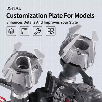 DSPIAE PC Series Pla Plate for Modelling 3pcs. Available in 4 Sizes