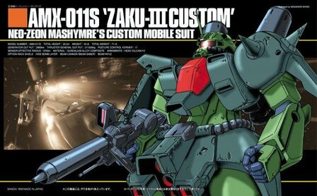 1/144 HGUC AMX-011S Zaku III Custom HG003