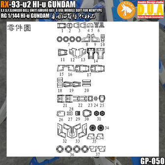 Anubis GP050 RG Hi-NU RX-93-2 Detail Set