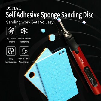 DSPIAE Self Adhesive Sponge Sanding Discs 5mm SS-C01