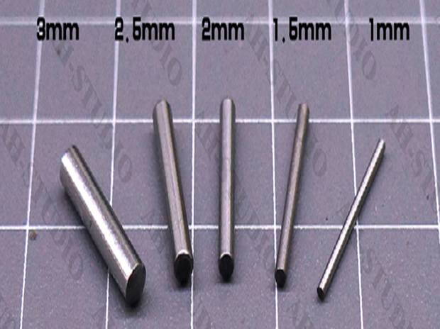 Metal Pinning Rods pre-cut 1.0-3.0mm