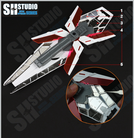 SH Studio Mega Size RX-0 Unicorn Set SHEU008