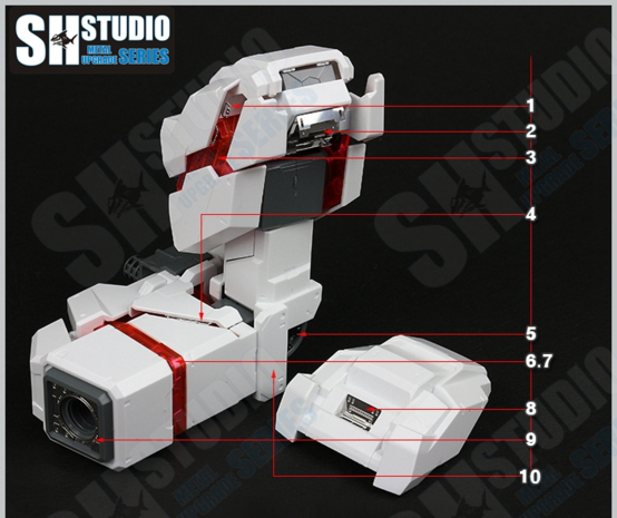 SH Studio Mega Size RX-0 Unicorn Set SHEU008