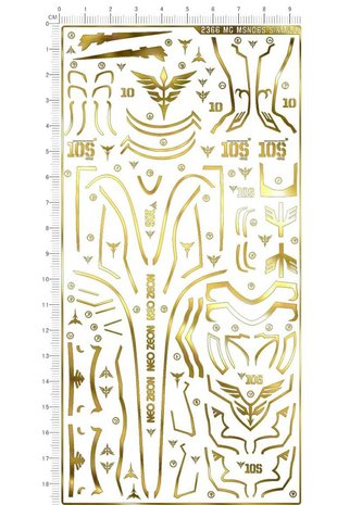 Easy Decal, Sticker 2366 MG MSN-06S Gold