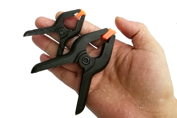 Clamp for Modeling, Mini Clamp with Bendable Tips, 2 Sizes
