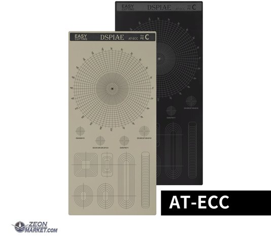 DSPIAE Masking Tape Cutting Mat AT-ECC (Concentric Circles)