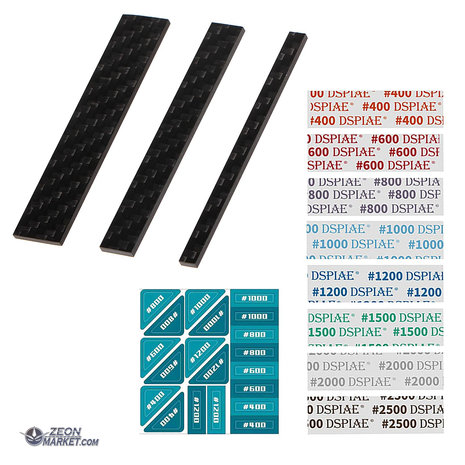 DSPIAE Carbon Fiber Polishing Board Flat Angle Set CB-S Set
