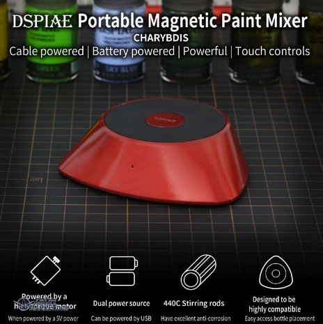 DSPIAE Magnetic Paint Shaker Charybdis MS-01