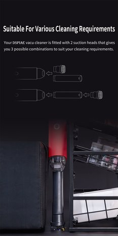 DSPIAE Portable Handheld Vacuum Cleaner HC-V
