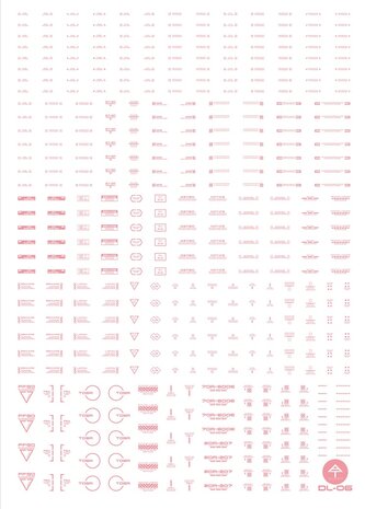 Anchoret YJL General Decal DL-06 Pink Limited