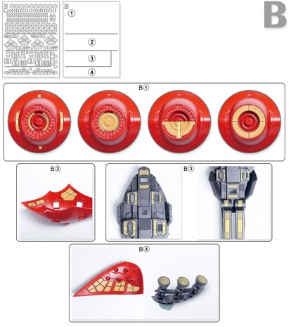 Cantonese-C Precut Tape for Bandai HG Nightingale