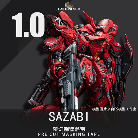 Cantonese-C Precut Tape for AnchoreT-YJL MG Sazabi 1.0