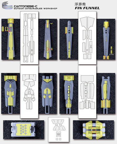 Cantonese-C Precut Tape For AnchoreT-YJL Hi-Nu & Nu Fin-Funnel Set