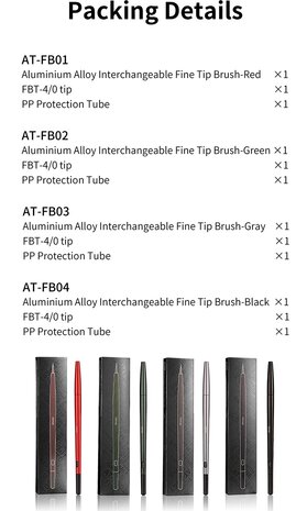 DSPIAE AT-FB Interchangeable Fine Tip Brush