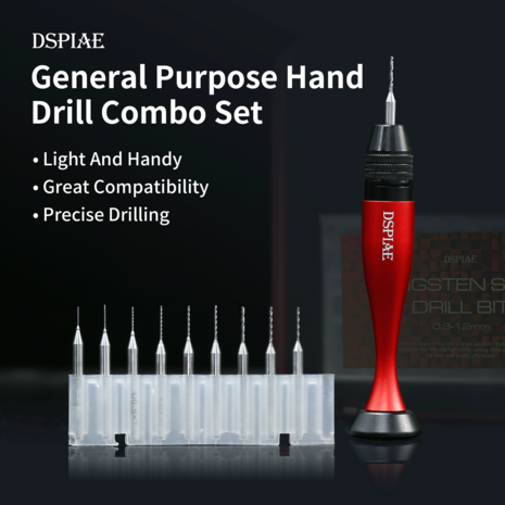 DSPIAE General Purpose Hand Drill Combo Set AT-VHDS