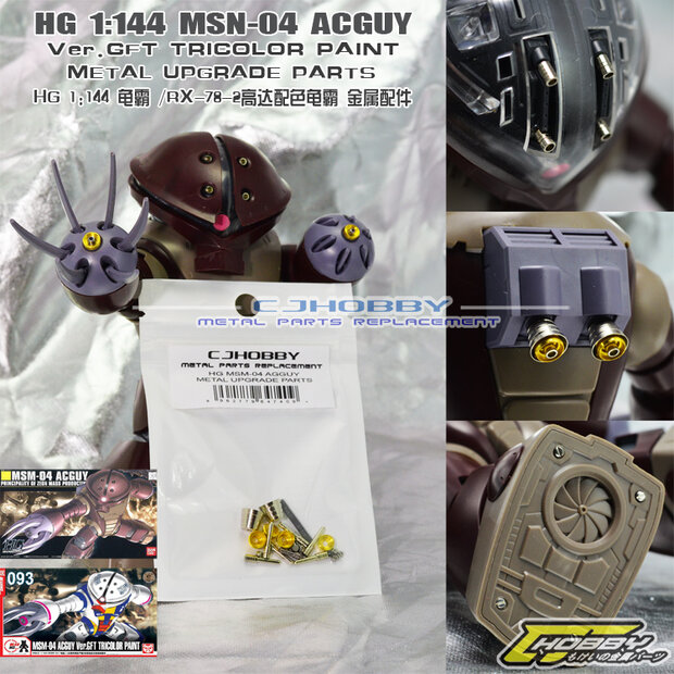 CJ Hobby HG ACGUY Metal Set 5 Options