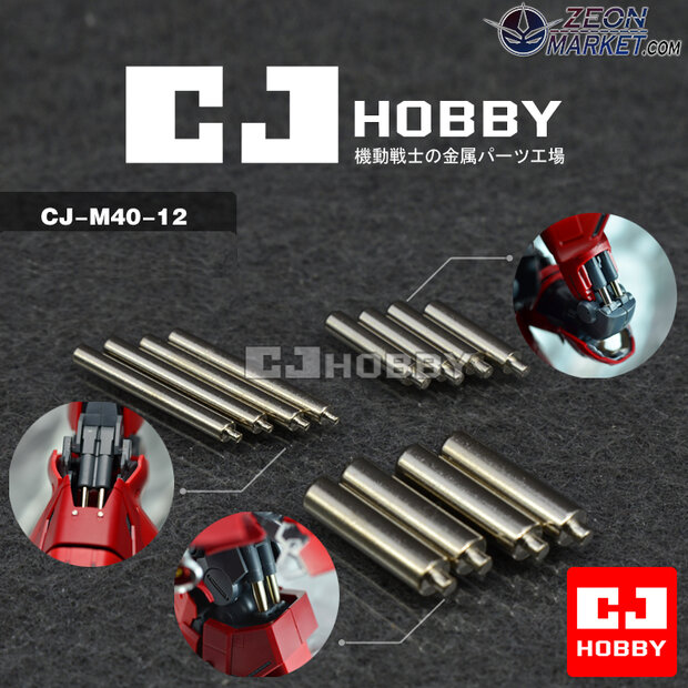 Zaku II Metal Upgrade Set MS-06J MG v2.0 Red CJ Hobby