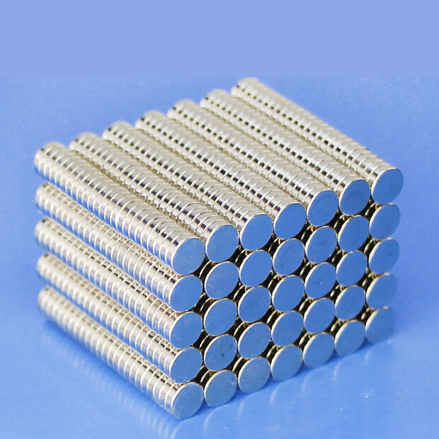 Neodymium Magnets NdFeB N35 Discs 3mm set of 25pcs