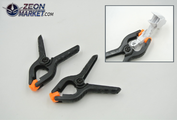 Clamp for Modeling, Mini Clamp with Bendable Tips, 2 Sizes