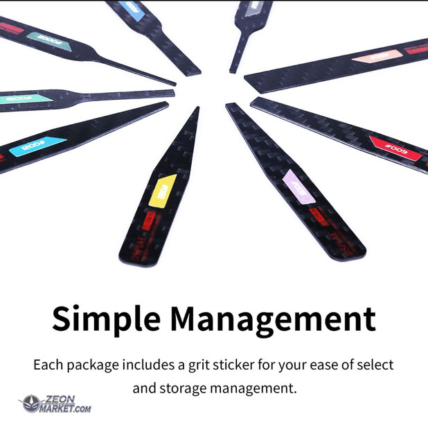 DSPIAE CFB-Series Carbon Sanding Sticks