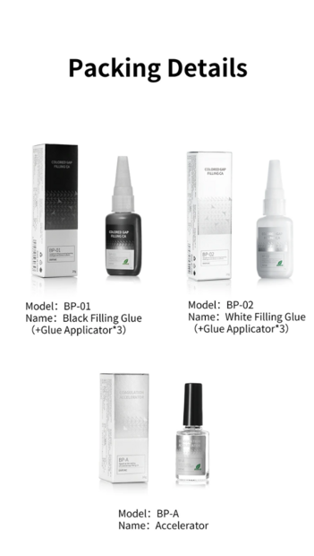 DSPIAE Colored Gap Filling CA BP-02 White