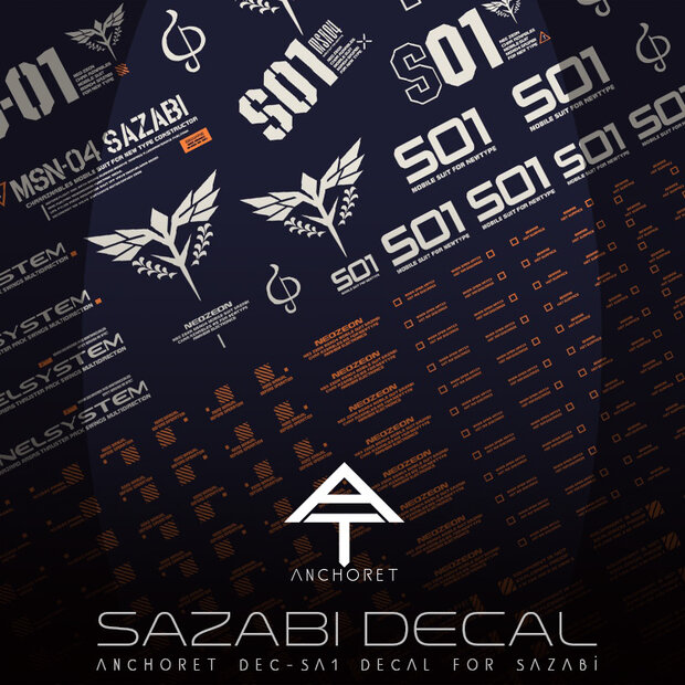 Anchoret YJL DL-01 MG Sazabi Decal