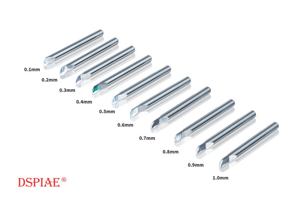 DSPIAE HC Series Tungsten Steel Hook Scribers individual 0.1-3.0