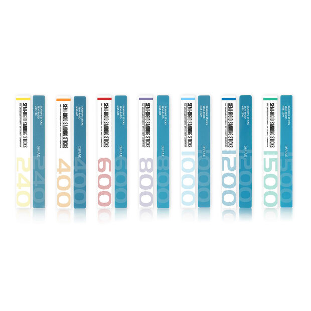 DSPIAE Semi-Rigid Sanding Sticks MSS 240-1500 Grit