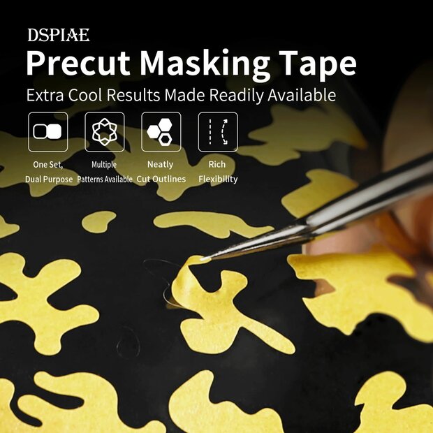 DSPIAE Precut Masking Tape PMT 6 Varieties