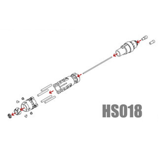 Moshi HS018 Booster Upgrade Part for Gunpla 2Pcs