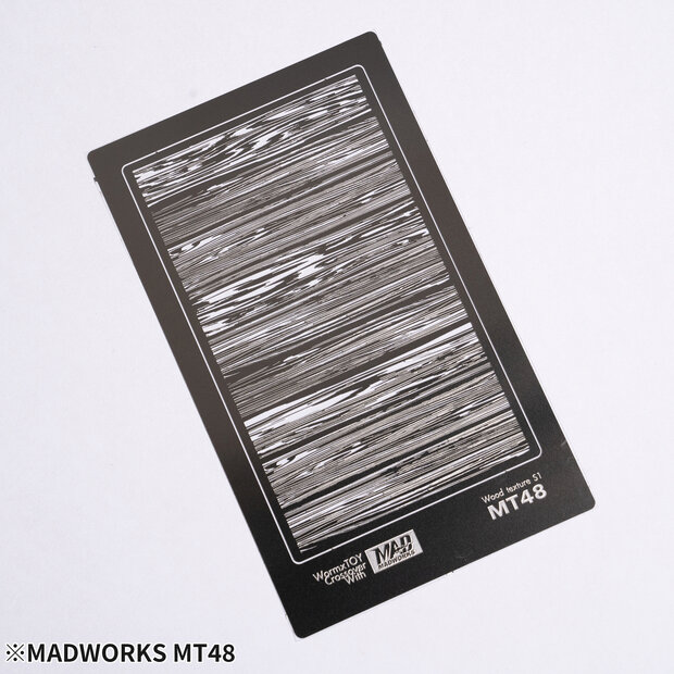 Madworks Woodgrain Texture S1 Painting Stencil MT-48