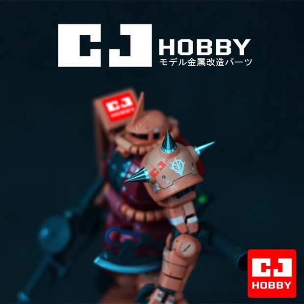 CJ Hobby 1/144 Metal Shoulder Spikes RS1 3pcs