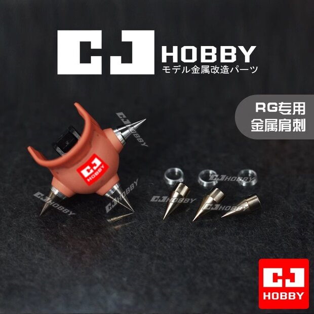 CJ Hobby 1/144 Metal Shoulder Spikes RS1 3pcs