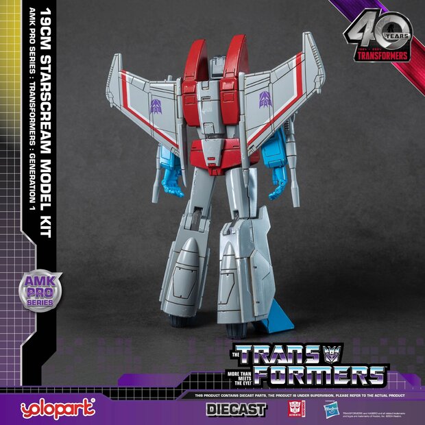 Yolopark Transformers: Generation 1 Starscream 19cm Model AMK Pro Series