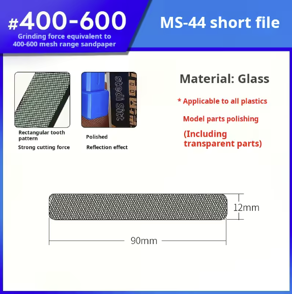 Stedi Glass File Grit 400-600 MS-44