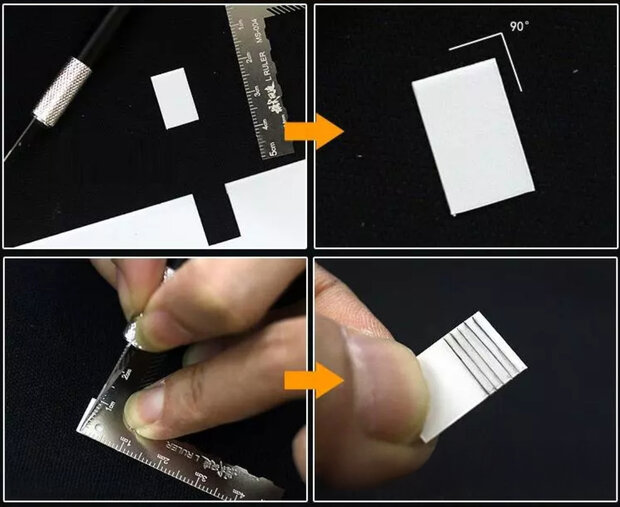 Moshi L-Shaped Ruler and Engraver MS-004