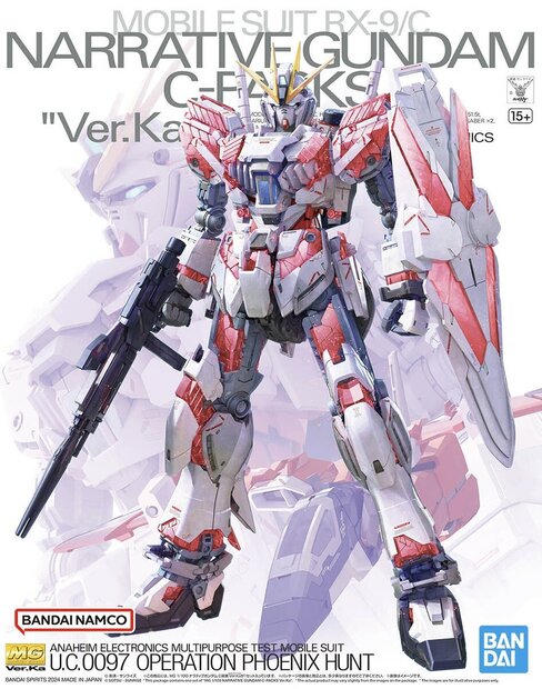 1/100 MG RX-9/C Narrative Gundam C-Packs Ver. Ka