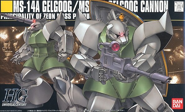 1/144 HGUC MS-14A Gelgoog / MS-14C Gelgoog Cannon