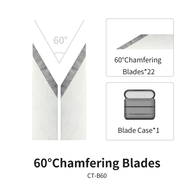 DSPIAE 60&deg; or 90&deg; Chamfering Blades