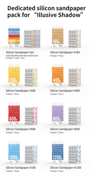 Silicon Sandpaper for Reciprocating Sanding Tool #180-#1200 SS-ES