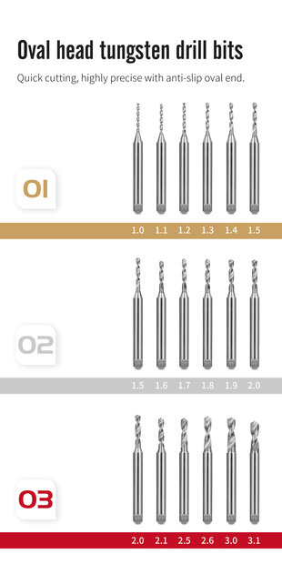 DSPIAE Spin-Lock Drill Bit Sets XDB